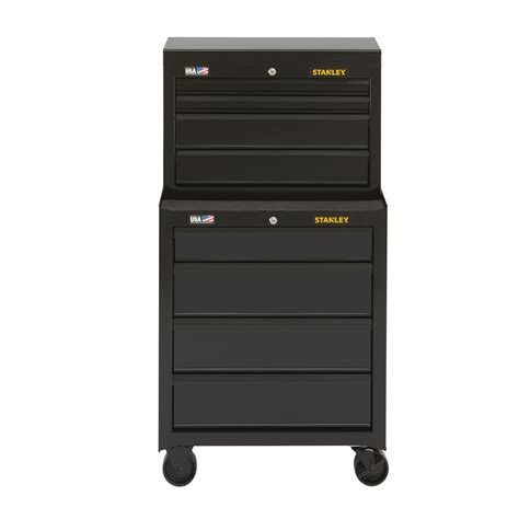 stanley 101 piece metal box|stanley 26 drawer tool chest.